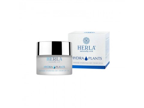 HERLA HYDRA PLANTS intensyviai drėkinantis dieninis kremas Intense Hydrating Day Cream SPF 15 50ml